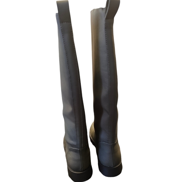 Aerosoles Slalom Olive Tall Faux Leather Womens Boots NEW - Picture 4 of 8